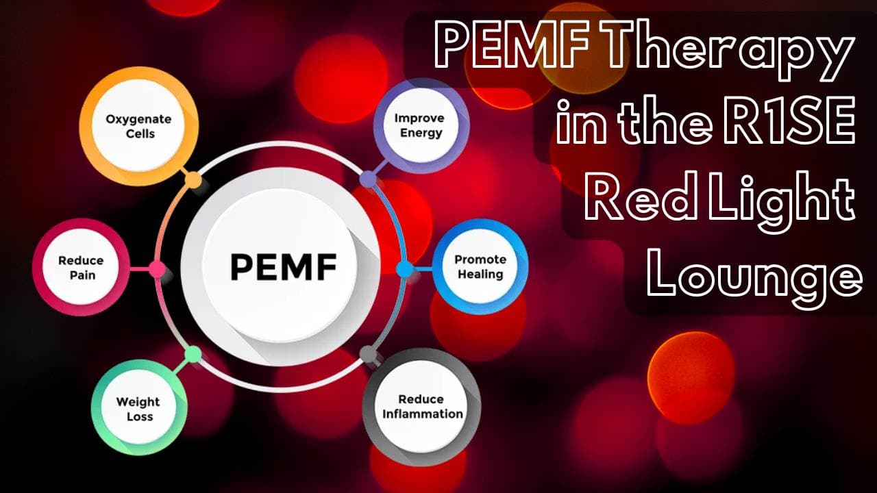 PEMF Therapy in the R1SE Red Light Lounge