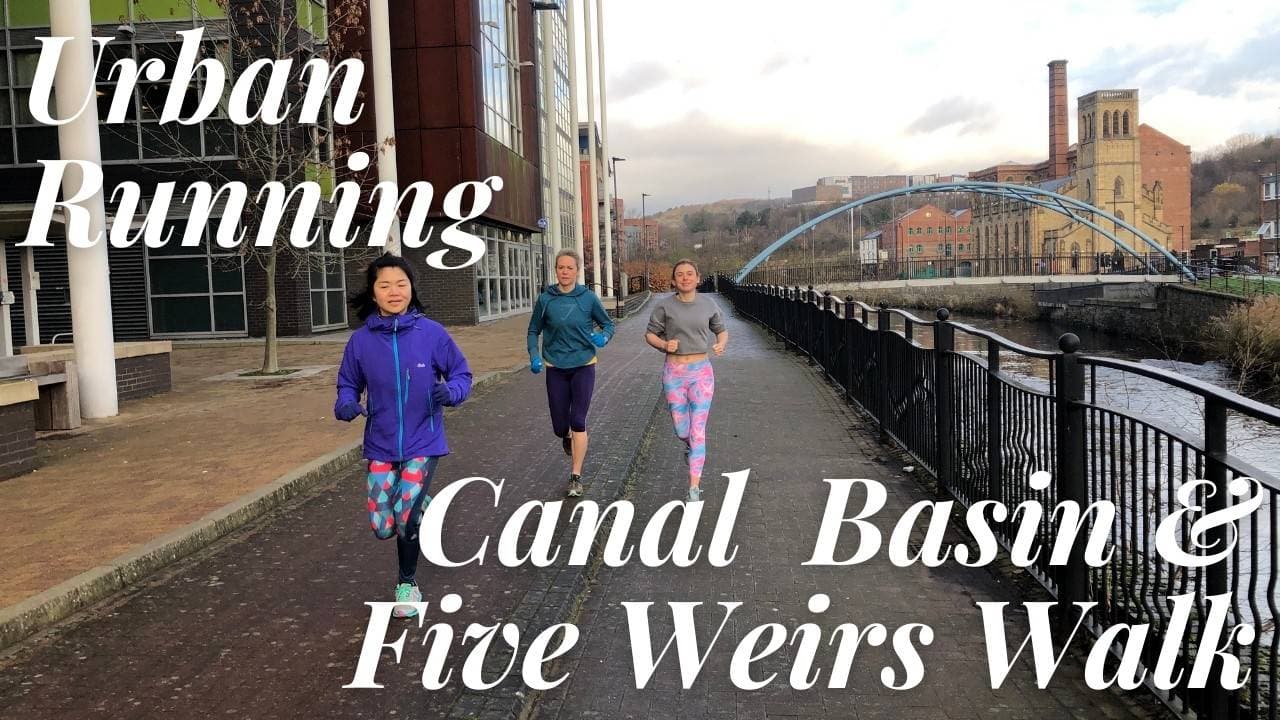 Urban running along the canal and 5 Weirs Walk