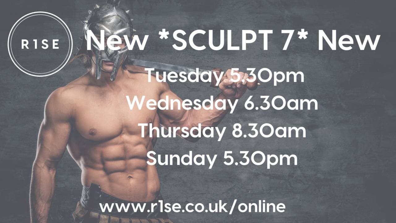 Sculpt 7! Time to find your inner gladiator!